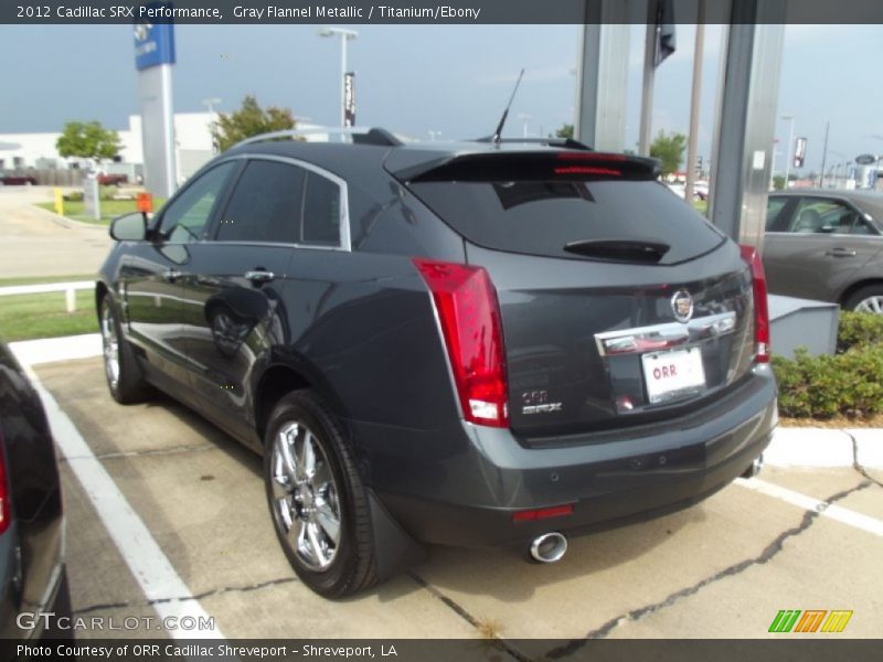 Gray Flannel Metallic / Titanium/Ebony 2012 Cadillac SRX Performance
