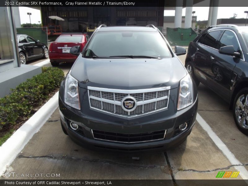 Gray Flannel Metallic / Titanium/Ebony 2012 Cadillac SRX Performance