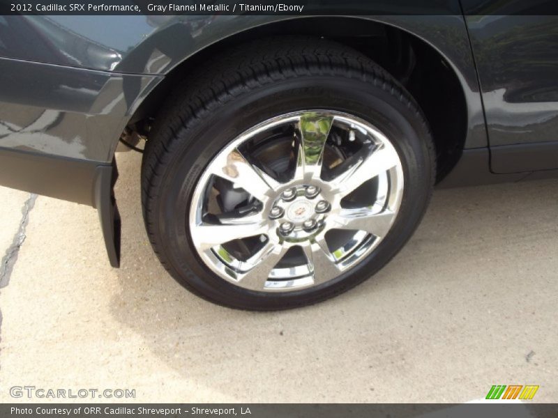 Gray Flannel Metallic / Titanium/Ebony 2012 Cadillac SRX Performance