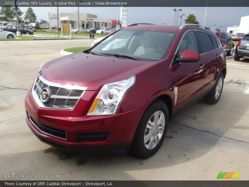 Crystal Red Tintcoat / Shale/Brownstone 2012 Cadillac SRX Luxury