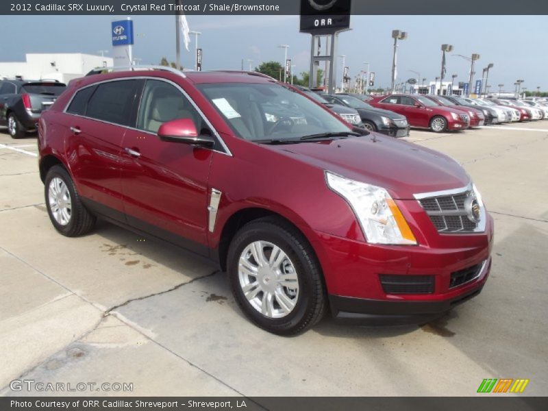 Crystal Red Tintcoat / Shale/Brownstone 2012 Cadillac SRX Luxury