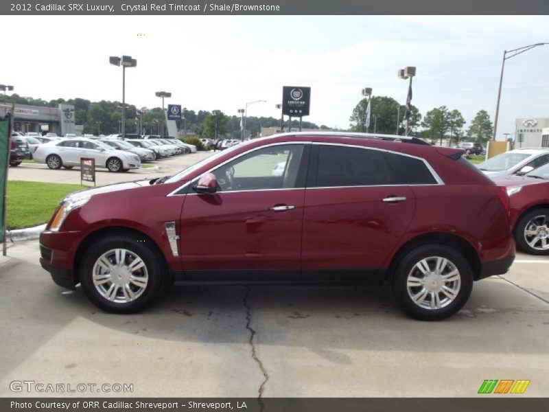 Crystal Red Tintcoat / Shale/Brownstone 2012 Cadillac SRX Luxury