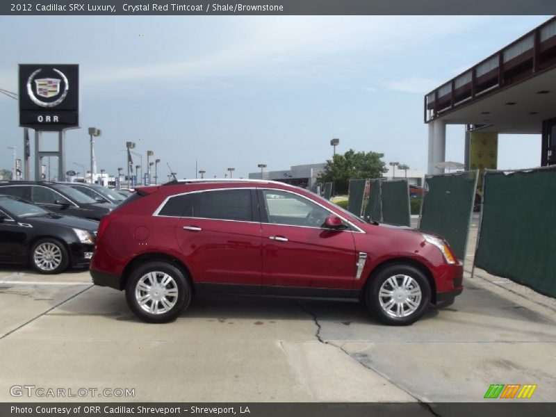 Crystal Red Tintcoat / Shale/Brownstone 2012 Cadillac SRX Luxury