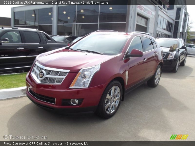 Crystal Red Tintcoat / Shale/Brownstone 2012 Cadillac SRX Performance