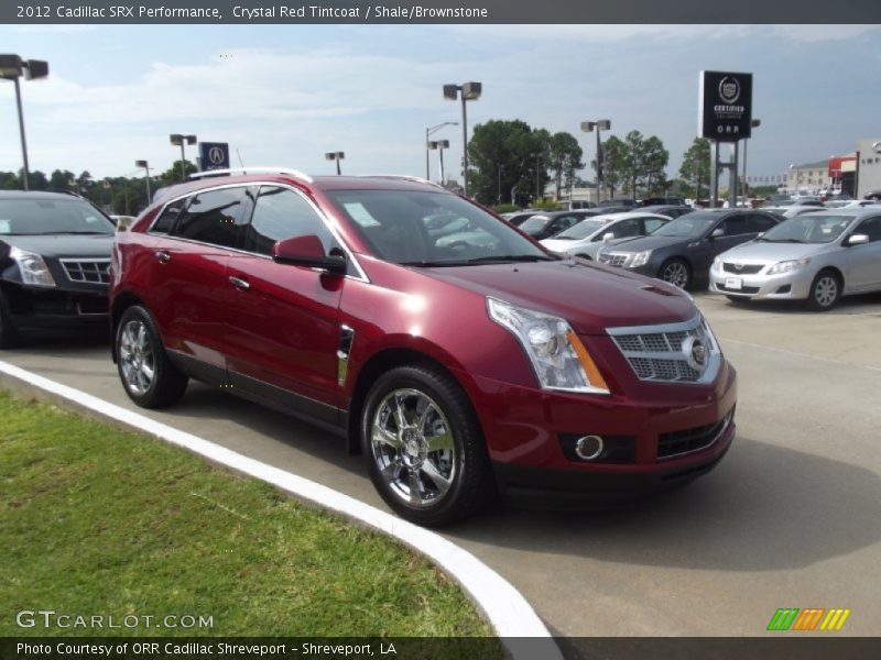 Crystal Red Tintcoat / Shale/Brownstone 2012 Cadillac SRX Performance