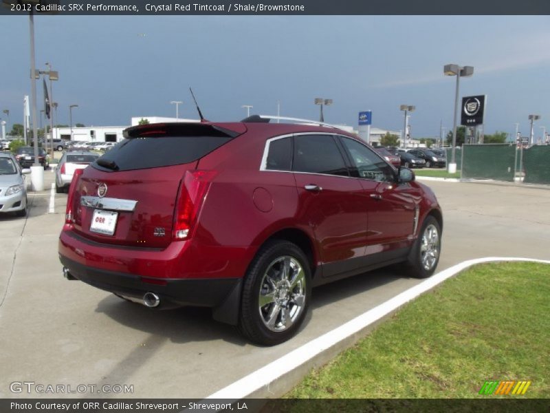 Crystal Red Tintcoat / Shale/Brownstone 2012 Cadillac SRX Performance