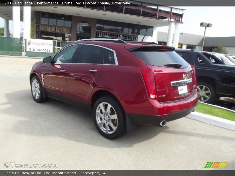 Crystal Red Tintcoat / Shale/Brownstone 2012 Cadillac SRX Performance