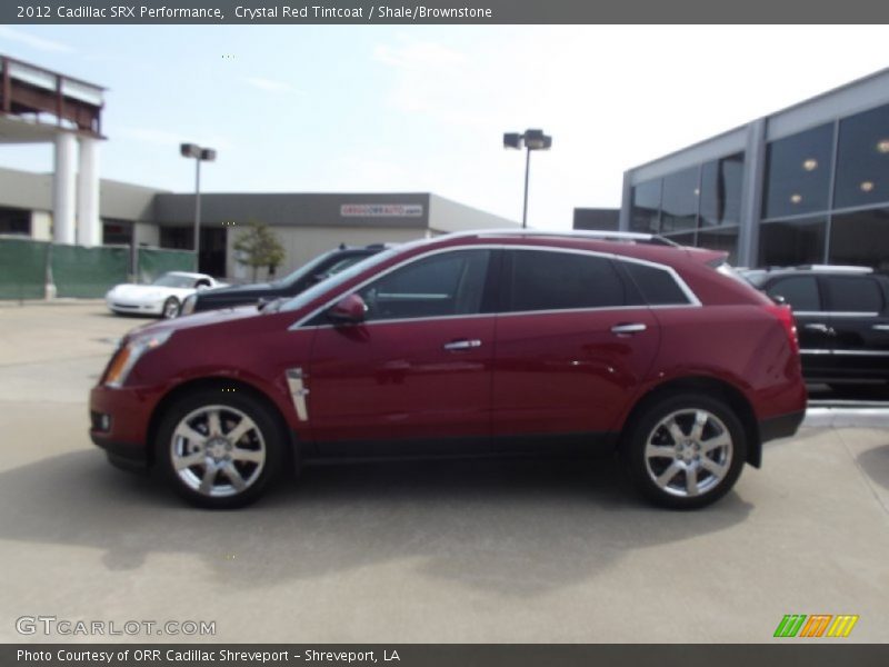 Crystal Red Tintcoat / Shale/Brownstone 2012 Cadillac SRX Performance