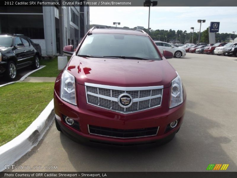 Crystal Red Tintcoat / Shale/Brownstone 2012 Cadillac SRX Performance