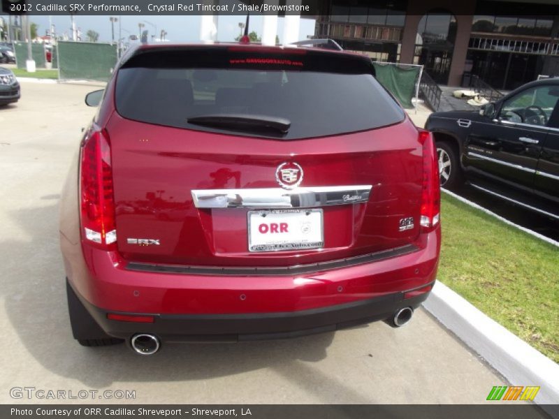 Crystal Red Tintcoat / Shale/Brownstone 2012 Cadillac SRX Performance