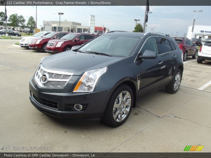 Gray Flannel Metallic / Ebony/Ebony 2012 Cadillac SRX Performance