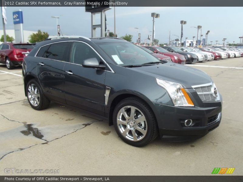 Gray Flannel Metallic / Ebony/Ebony 2012 Cadillac SRX Performance