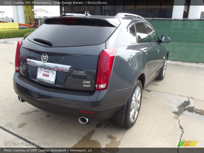 Gray Flannel Metallic / Ebony/Ebony 2012 Cadillac SRX Performance