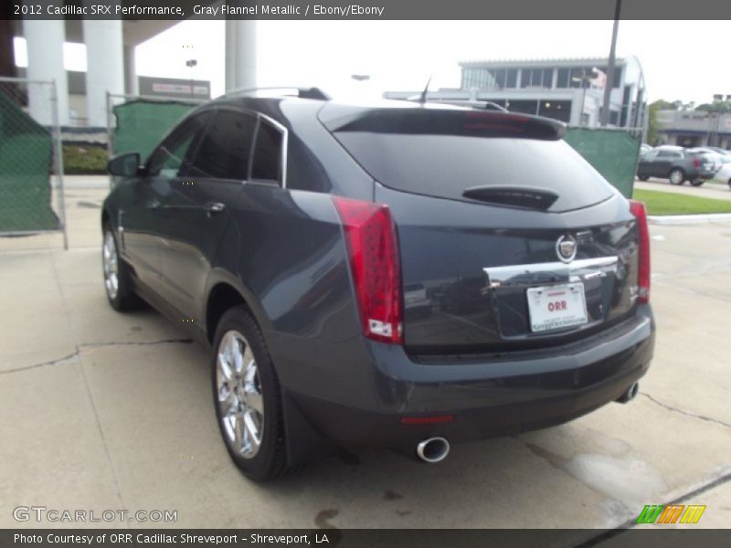 Gray Flannel Metallic / Ebony/Ebony 2012 Cadillac SRX Performance