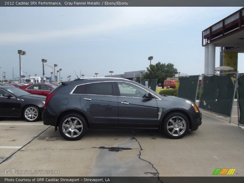 Gray Flannel Metallic / Ebony/Ebony 2012 Cadillac SRX Performance