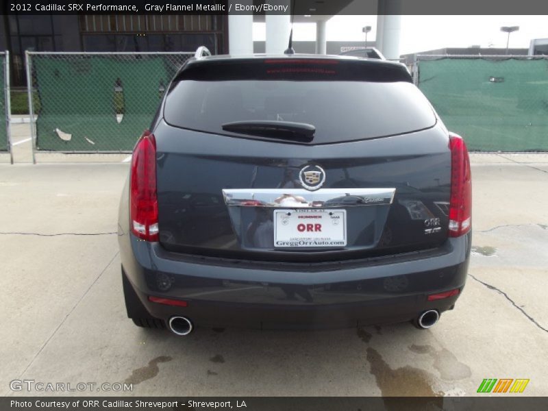 Gray Flannel Metallic / Ebony/Ebony 2012 Cadillac SRX Performance