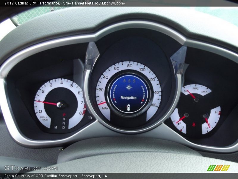 Gray Flannel Metallic / Ebony/Ebony 2012 Cadillac SRX Performance