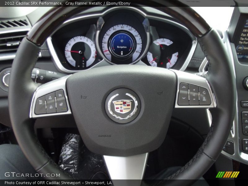 Gray Flannel Metallic / Ebony/Ebony 2012 Cadillac SRX Performance