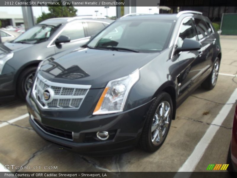 Gray Flannel Metallic / Ebony/Ebony 2012 Cadillac SRX Performance