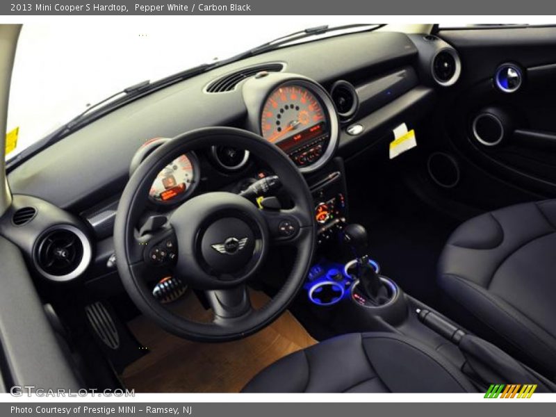 Pepper White / Carbon Black 2013 Mini Cooper S Hardtop