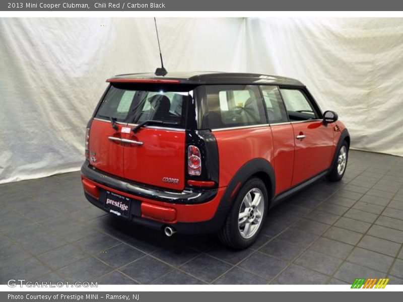 Chili Red / Carbon Black 2013 Mini Cooper Clubman