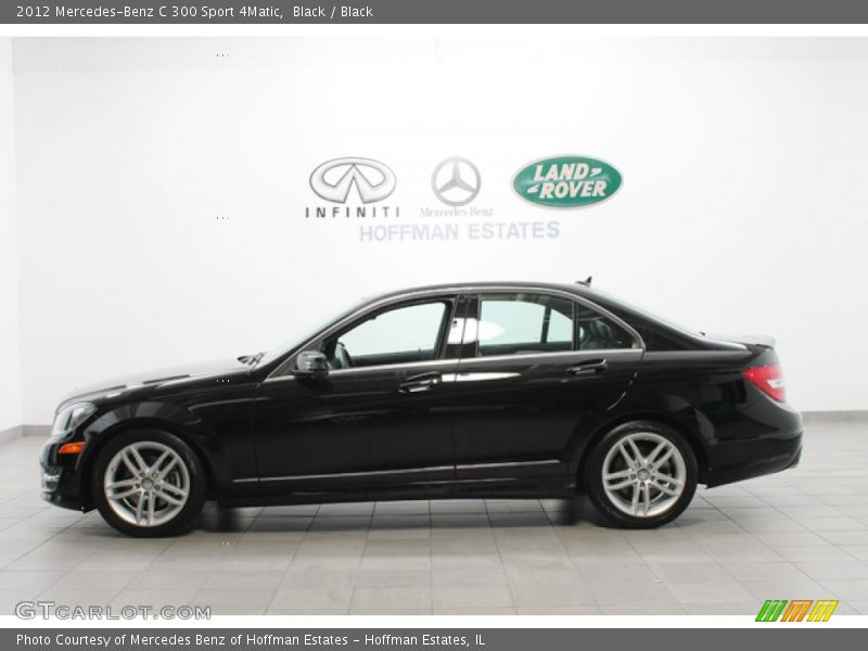 Black / Black 2012 Mercedes-Benz C 300 Sport 4Matic