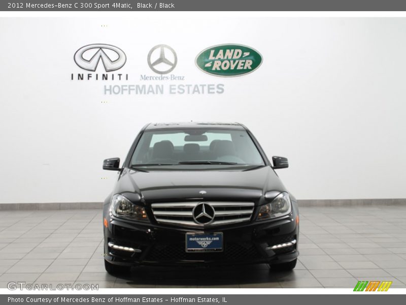 Black / Black 2012 Mercedes-Benz C 300 Sport 4Matic