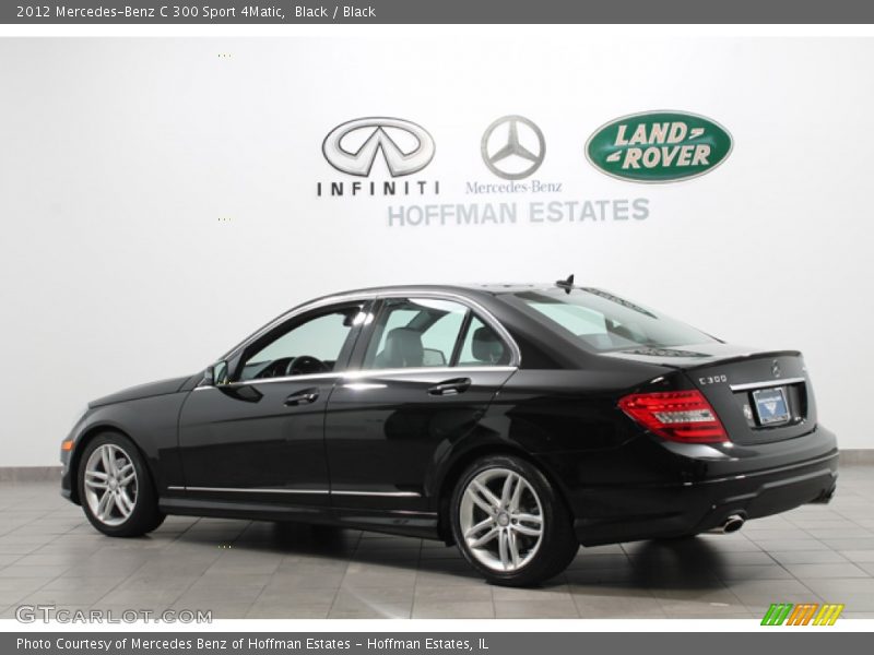 Black / Black 2012 Mercedes-Benz C 300 Sport 4Matic
