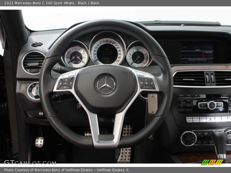 Black / Black 2012 Mercedes-Benz C 300 Sport 4Matic