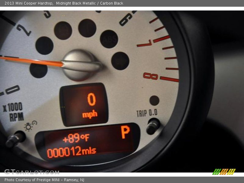 Midnight Black Metallic / Carbon Black 2013 Mini Cooper Hardtop