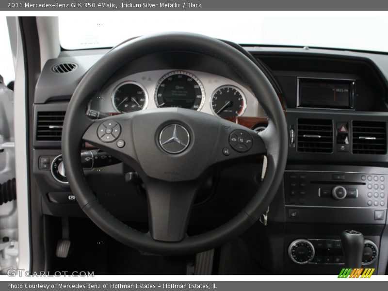 Iridium Silver Metallic / Black 2011 Mercedes-Benz GLK 350 4Matic