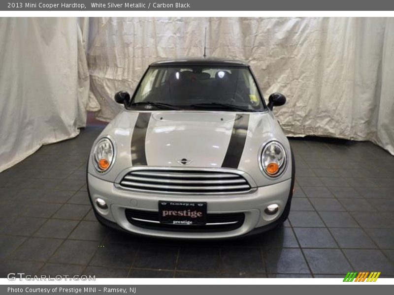 White Silver Metallic / Carbon Black 2013 Mini Cooper Hardtop