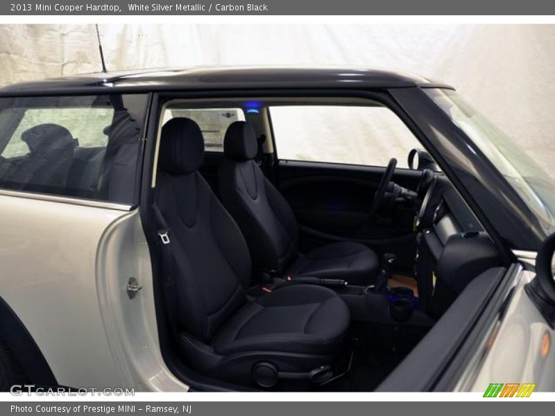 White Silver Metallic / Carbon Black 2013 Mini Cooper Hardtop