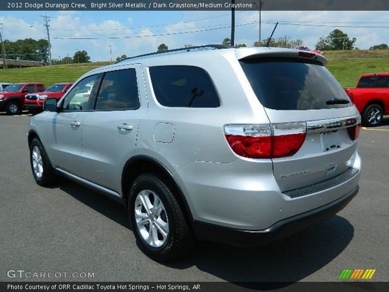 Bright Silver Metallic / Dark Graystone/Medium Graystone 2012 Dodge Durango Crew