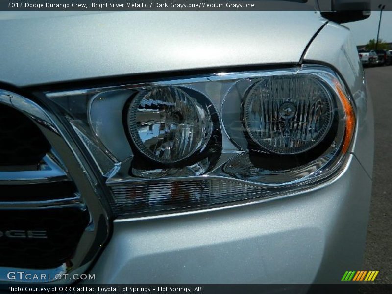 Bright Silver Metallic / Dark Graystone/Medium Graystone 2012 Dodge Durango Crew