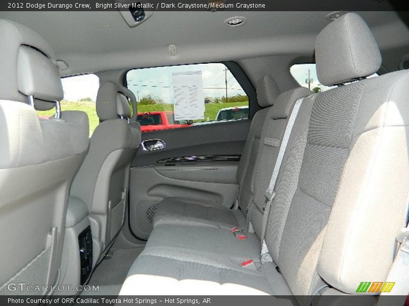 Bright Silver Metallic / Dark Graystone/Medium Graystone 2012 Dodge Durango Crew