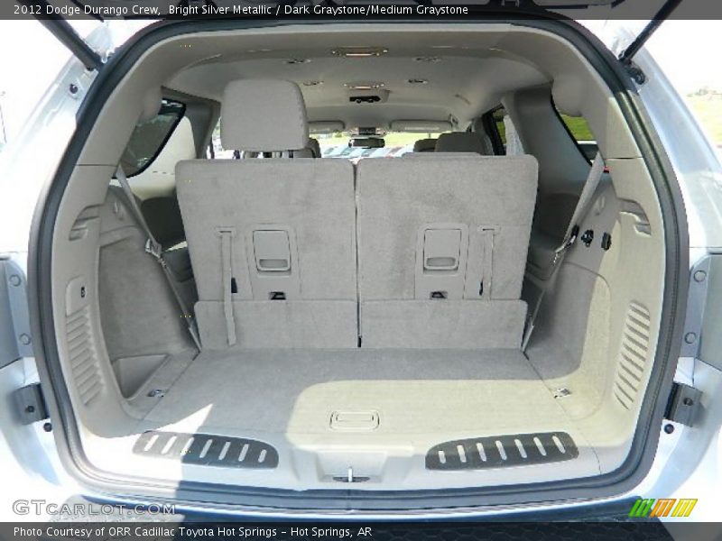 Bright Silver Metallic / Dark Graystone/Medium Graystone 2012 Dodge Durango Crew
