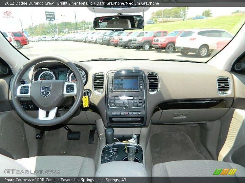 Bright Silver Metallic / Dark Graystone/Medium Graystone 2012 Dodge Durango Crew