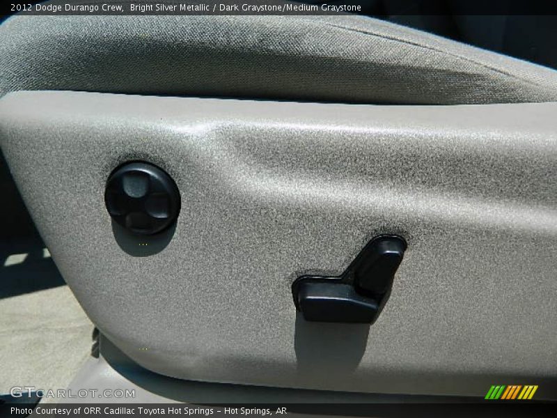 Bright Silver Metallic / Dark Graystone/Medium Graystone 2012 Dodge Durango Crew