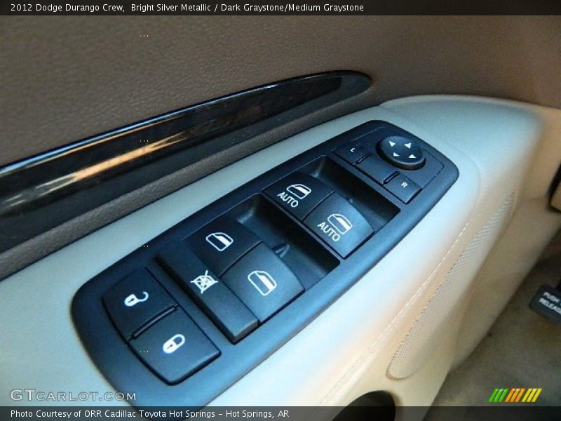 Bright Silver Metallic / Dark Graystone/Medium Graystone 2012 Dodge Durango Crew