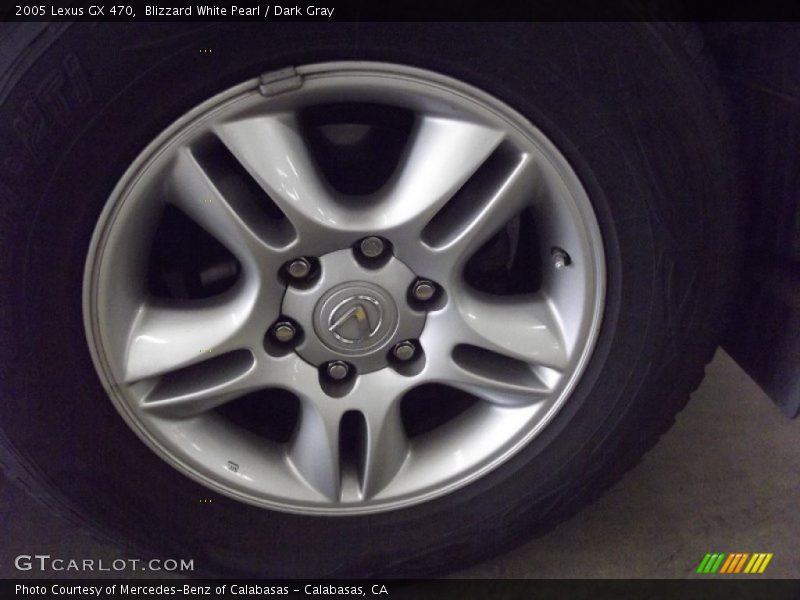 Blizzard White Pearl / Dark Gray 2005 Lexus GX 470