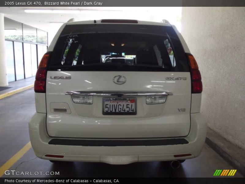 Blizzard White Pearl / Dark Gray 2005 Lexus GX 470