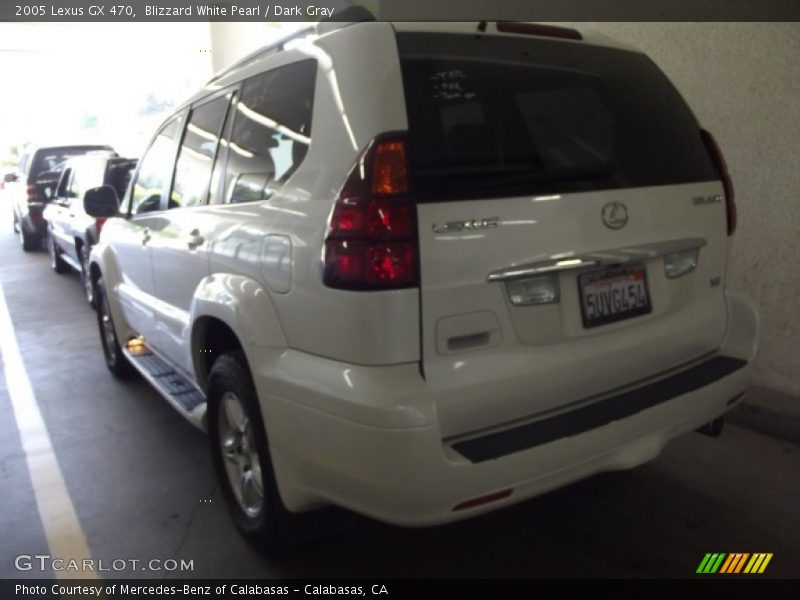Blizzard White Pearl / Dark Gray 2005 Lexus GX 470