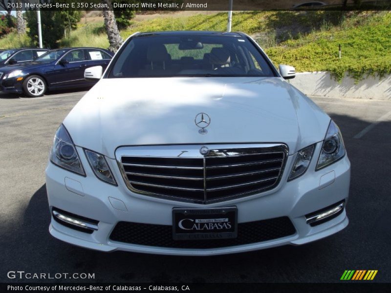 Diamond White Metallic / Almond 2013 Mercedes-Benz E 350 Sedan