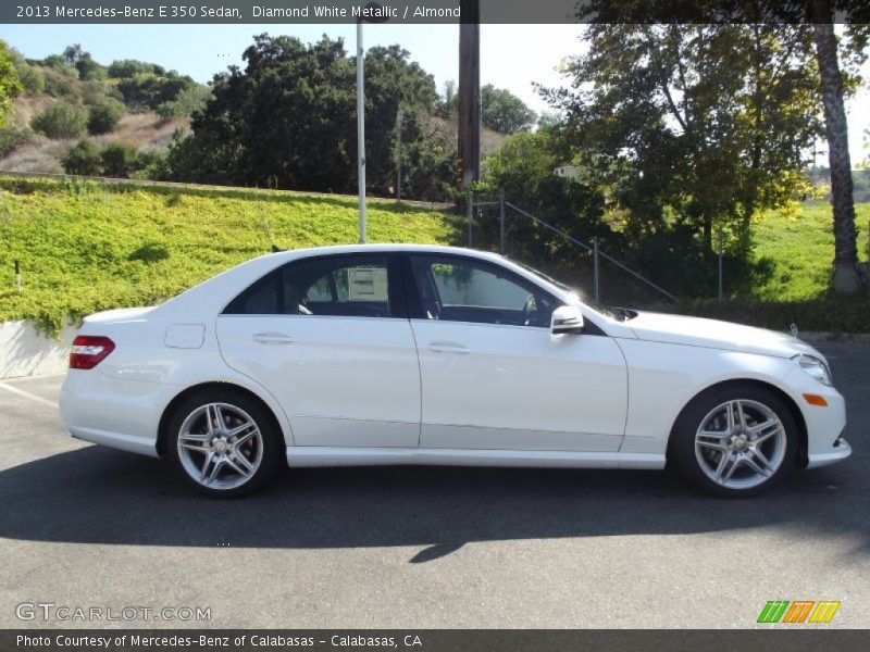 Diamond White Metallic / Almond 2013 Mercedes-Benz E 350 Sedan