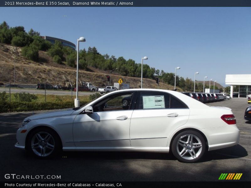 Diamond White Metallic / Almond 2013 Mercedes-Benz E 350 Sedan