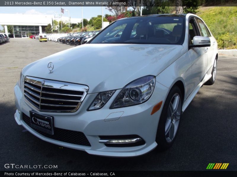 Diamond White Metallic / Almond 2013 Mercedes-Benz E 350 Sedan