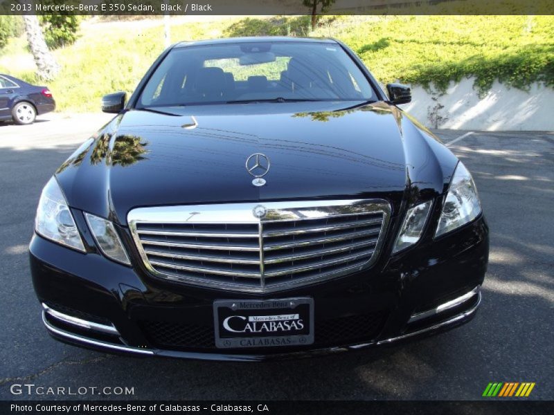 Black / Black 2013 Mercedes-Benz E 350 Sedan