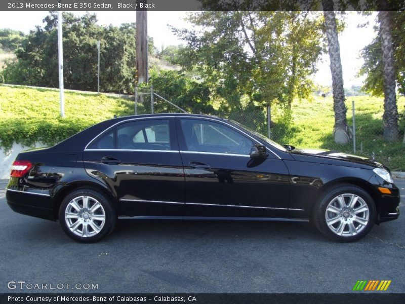 Black / Black 2013 Mercedes-Benz E 350 Sedan
