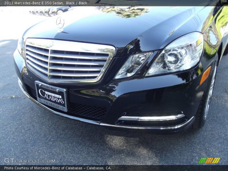 Black / Black 2013 Mercedes-Benz E 350 Sedan